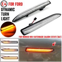 Smoked Dynamic LED Side Marker Light Amber Turn Signal Blinker Lamp For Ford Mondeo Mk4 Hatchback Saloon Estate (BA7) 2007 2015