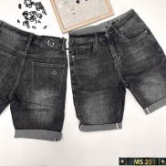 Quần jean nam, quần short jean nam, chất liệu denim co giãn tốt