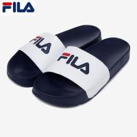 FILA Unisex DRIFTER สไลด์รองเท้าแตะ3สี (สีขาว/น้ำเงิน/ดำ) ของแท้100%