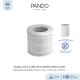 Pando Air D Cube Air Purifier HEPA filter แพนโด้ ไส้กรองอากาศ สำหรับเครื่องฟอกอากาศ  Air D Cube