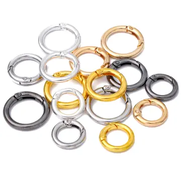 Metal O Spring Ring Clasps Openable Round Carabiner Keychain Bag Clips Hook  Connector for Buckles Jewelry Making - China Bag Hardware Accessories and  Spring Snap Hook price
