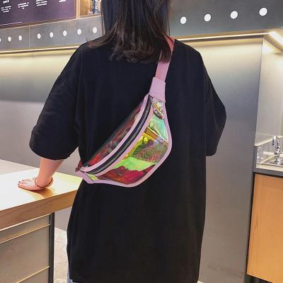 Holographic Waist Bag Designer Zipper Chest Bag Sport Travel Girl Waist Belt Bags Fashion Phone Waist Pack For Women Fanny Packs Running Belt