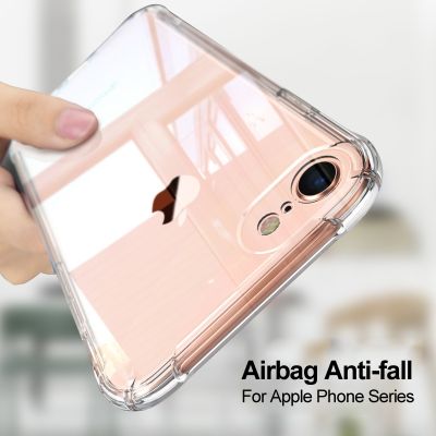 Shockproof Clear Case For iPhone 11 12 Pro Max XS Max XR X Soft TPU Silicone For iPhone 5 5S 6 6s 7 8 Back Cover Phone Case