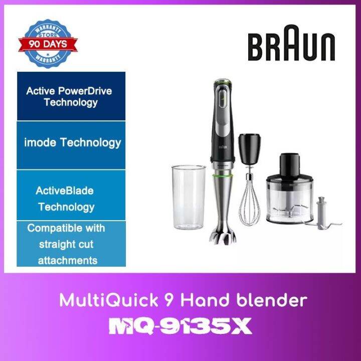 Braun MQ9135X MultiQuick 9 Hand blender WITH 3 MONTHS SHOP WARRANTY