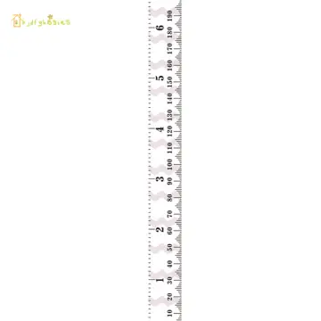 Kids Growth Chart Wood Frame Canvas Height Measurement Ruler From Baby To  Adult