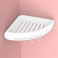 Nordic Bathroom Bathroom Shower Rack Wall-suction Punch-free Toilet Corner Plastic Storage Basket