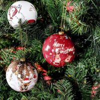 21 Styles Foam Christmas Balls Xmas Tree Hanging Ball Ornaments Christmas Pendants For New Year Navidad Home Decoration