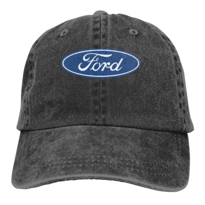 2023 New Fashion Ford Oval Logo Emblem Ford Fashion Cowboy Cap Casual Baseball Cap Outdoor Fishing Sun Hat Mens And Womens Adjustable Unisex Golf Hats Washed Caps，Contact the seller for personalized customization of the logo