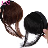 【DT】hot！ LiangMo Blunt Straight Bangs Hair Clip With Headband Womens Wig Extension Accessories