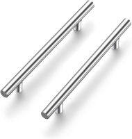 Ravinte 30 Pack 7.38 inch Cabinet Pulls Brushed Nickel Stainless Steel Kitchen Cupboard Handles Cabinet Handles, 5 inch Hole Center 30 Satin Nickel