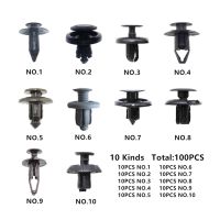 【CW】 100Pcs/Set Car Plastic Screw Rivets Set Automotive Expansion Fastener