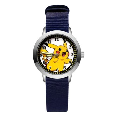 Fashion Wrist Watches Cartoon Style Children 39;s Kids Student Girls Boys Quartz Leather Nylon Strap Clock JA171