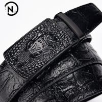 Nicole lai show leather belt new men automatic buckle young and middle-aged male casual leather belts of authentic belts