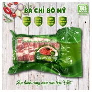 Ba Chỉ Bò Mỹ Cuộn Tb Food Khay 450 Gram