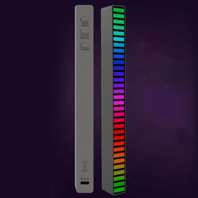Colorful Sound Control Light RGB LED Voice-Activated Pickup Rhythm Ambient Light With 32 Bit Music Level Indicator Car Desktop