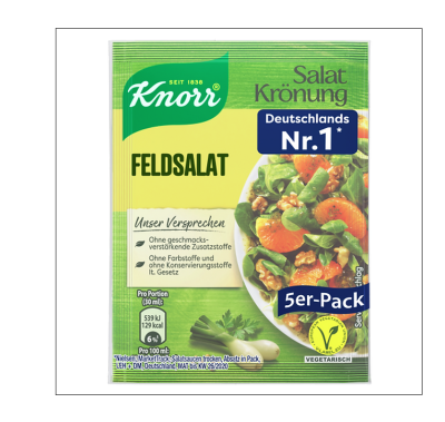 👉HOT Items👉 Knorr Salad Topping lambs lettuce 💥5-pack