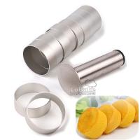 【YF】 Round Shape Small Pineapple Cookie Biscuit Aluminium Mold with Stainless Steel Press Stamp Festival Fondant Cake Tools