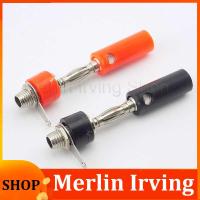 Merlin Irving Shop 1 Set 4mm Banana Plug Female Male Banana Socket Female Insert Connector Nickel Plated DIY