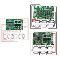 6S 12A / 25A 24V 25.2V PCB BMS Protection Board สําหรับ 6 แพ็ค 18650 Li-ion โมดูลเซลล์แบตเตอรี่ลิเธียมมาใหม่สมดุล