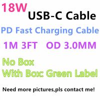 100pcs/lot 18W USB-C Cable PD Fast Charging Cable 1M 3FT USB Type C Data Cable For Phone i11 Pro Max XR XS 6S Plus Kabel USB C