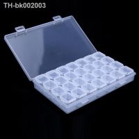 ﹊◕ 28 Grids Plastic Storage Box Jewelry Beads Storage Case Transparent Compartment Medicine Box Organizer Adjustable Container