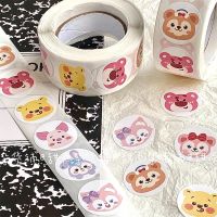 Xiaohongshu with the same high-value ins Disney roll stickers decorative hand account stickers sealing tape students must