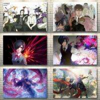 Tokyo Ghoul ญี่ปุ่นอะนิเมะภาพวาดผ้าใบ,เหมาะสำหรับตกแต่งบ้าน,Wall Art ภาพพิมพ์,โมเดิร์นไม่มีกรอบโปสเตอร์สำหรับห้องนั่งเล่น