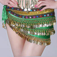 เข็มขัดเต้นรำท้องเสื้อผ้ามืออาชีพสำหรับผู้หญิง Bellydance สะโพกผ้าพันคอเต้นรำอุปกรณ์เสริมโอเรียนเต็ลเต้นรำเสื้อผ้านักเต้น...