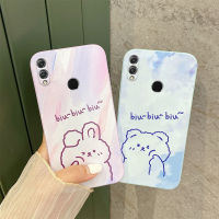 เคส Huawei Honor 8X กระต่ายน่ารักการ์ตูนหมีน่ารักพร้อมฝาครอบโทรศัพท์ลายการ์ตูนน่ารักข้าง Honor8X เคสนิ่ม TPU 8X