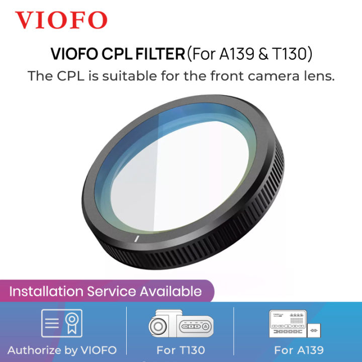 VIOFO CPL Polarizing Filter for A139 Front Dash Cameras