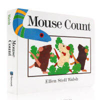 Mouse count cardboard book mouse count English original picture book Wu minlan picture book 123 childrens Enlightenment picture book Ellen Stoll Walsh