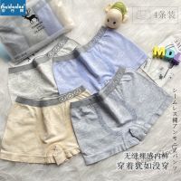 【Ready Stock】 ♚◘ C22 Childrens Underwear Mens Cotton Boxer Boys Underwear Middle and Big Children Boys Boxer7 10Year-Old Underwear ModalAClass