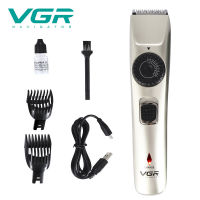 VGR Electric Hair Clipper Hair Shaver USB Rechargeable Waterproof Beard Trimmer Shaver Hair Trimmer Adjustable Limit Combs