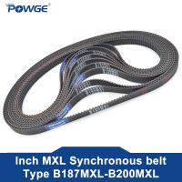 【CW】∏☂♟  POWGE MXL Synchronous Timing belt B187/B188/B189/B190/B192/B194/B195/B196/B197/B198/B200 Width 6.4/9.4mm B190MXL B195MXL B200MXL