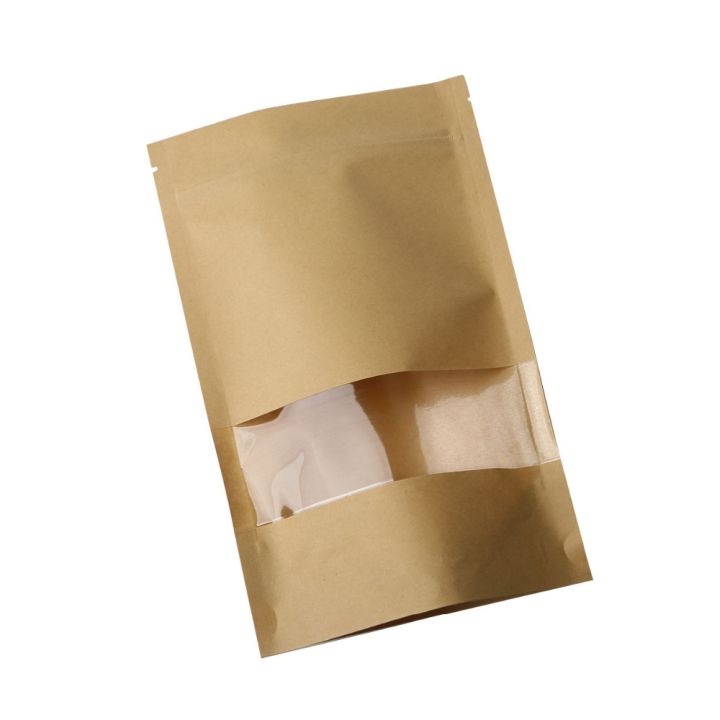 cw-10pcs-grip-up-paper-zip-lock-with-windowreclosable-doypack-pouches