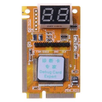 แบบพกพา2หลัก Mini Pci/ PCI-E LPC POST Tester Diagnostics Debug Card Adapter Analyzer สำหรับโน้ตบุ๊คแล็ปท็อปคอมพิวเตอร์