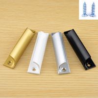 Furniture Handle Aluminium Alloy Door Handles Push-pull Balcony Gate Window Pulls Knob Surface Mounted Small Handle HIgh Quality Door Hardware Locks