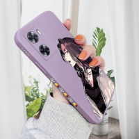 DIORCASE สำหรับ OPPO A57 2022 OPPO A77S Tokyo Revengers Design ขอบซิลิโคนแบบเต็มกล้องปกป้องเคส