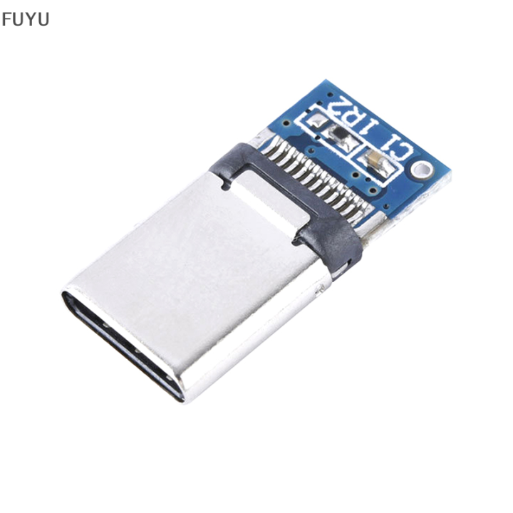 fuyu-10ชิ้นแจ็คปลั๊ก-usb-3-1ชนิด-c-เชื่อมต่อกับปลั๊กบอร์ด-pcb-สำหรับแอนดรอยด์