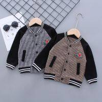 HMZ. Toddler Kids Jackets Baby Boys Fleece Splice Baseball Coat Outwear Clothing For Boy