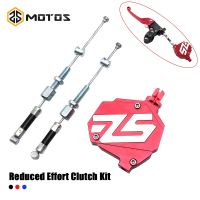 ZS MOTOS Motorcycle Stunt Clutch Lever Easy Pull Cable System For Yamaha R6 MT09 YZF CB500 Easy Pull Clutch For Kawasaki Z650