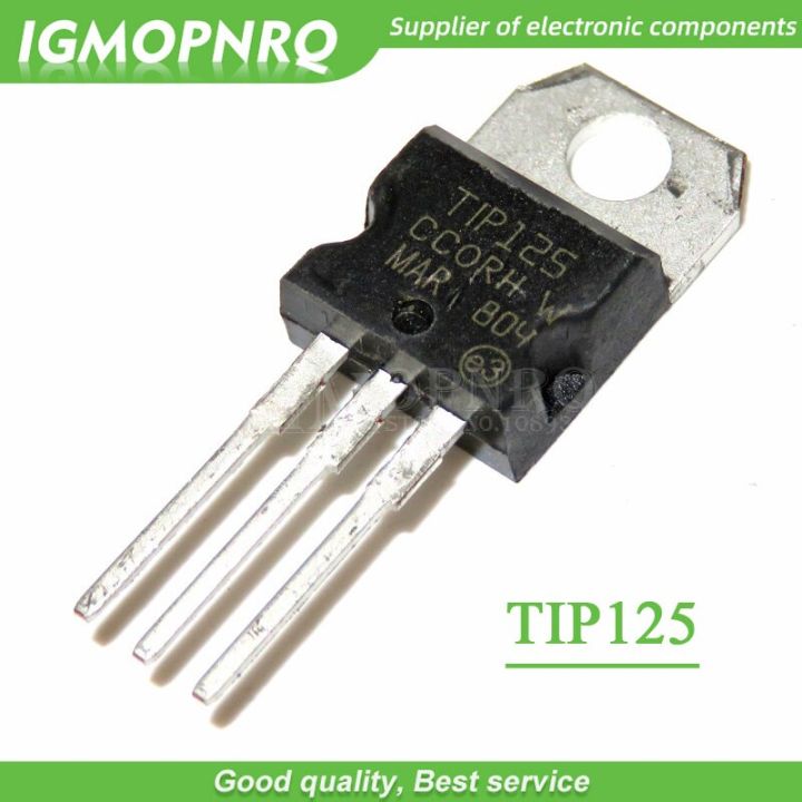 10PCS TIP125 TO220  transistor New Original Free Shipping