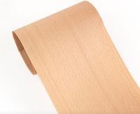 2pcs L:2.5Meters Width:150mm Thickness:0.2mm Natural Red Beech Straight Grain Veneer Veneer Furniture Veneer