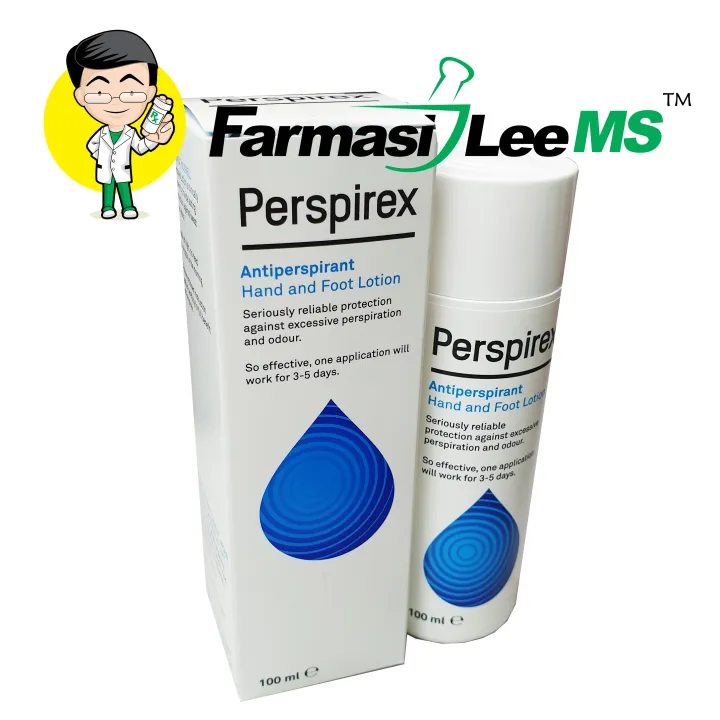 Perspirex Antiperspirant Hand and Foot Lotion 100ml (Exp 01/2024) Lazada