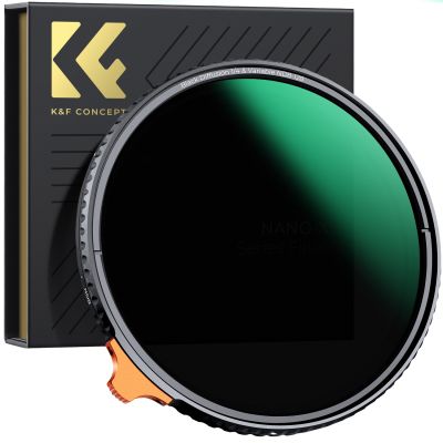 K&amp;F CONCEPT Camera Lens 2 in 1 Filter 28-layer Black Mist 1/4 ND8-128 Variable ND Filter 49mm 52mm 55mm 58mm 62mm 67mm 77mm 82mm