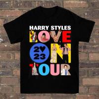 [S-5XL] Harry Styles Love On Tour 2023 T-shirt Funny Birthday Cotton Tee Vintage Gift o-neck xs-3xl  gildan waffle shirtS-5XL