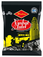 old cars, vanhat auto, salty liquorice candy, 160 g