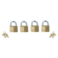 ?สุดพิเศษ!!✅ กุญแจ MASTER LOCK 140EURQ 40 MM สีทอง 4 ตัว/ชุด กุญแจคล้อง MASTER KEY MASTER LOCK 140EURQ 40MM BRASS PADLOCK SET