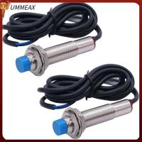 UMMEAX เครื่องพิมพ์3D อุปนัย2ชิ้นใกล้เคียงสวิทช์ NPN ไม่มี LJ12A3-4-Z/BX สวิตช์ตรวจจับเซ็นเซอร์ตัวเหนี่ยวนำโลหะ4มม. ปกติเปิดเข้าใกล้ตัวรับรู้ Ic เซ็นเซอร์