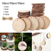 Wood Log Slice Disc  DIY Circle Round Wood Disks Crafts for Wedding Christmas Party Painting Decor Traps  Drains